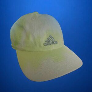 Adidas Aeroready Tie Dye Lime Green Strapback Hat Adjustable Women's Cap